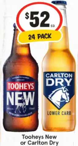 IGA Tooheys New or Carlton Dry offer