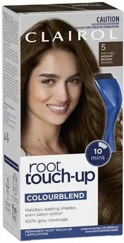 Coles Clairol Root Touch Up Permanent Hair Colour 1 Pack offer