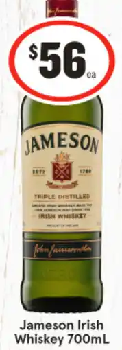 IGA Jameson Irish Whiskey offer