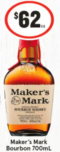IGA Maker's Mark Bourbon offer