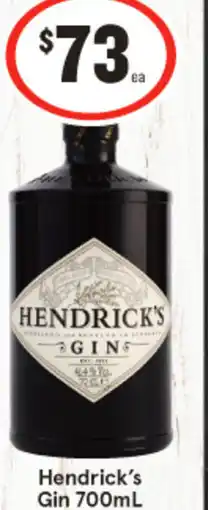 IGA Hendrick's Gin offer