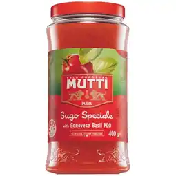 Woolworths Mutti Pasta Sauce 400g offer