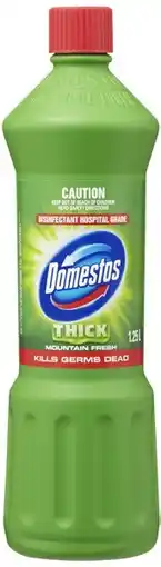 Coles Domestos Disinfectant Bleach 1.25 Litre offer