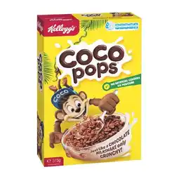 Woolworths Kellogg’s Coco Pops 375g, Sultana Bran 420g or Just Right 460g offer