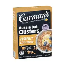 Woolworths Carman’s Clusters 425-450g offer