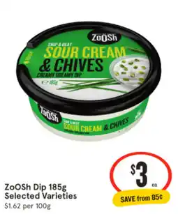 IGA ZooSh Dip Selected Varieties offer