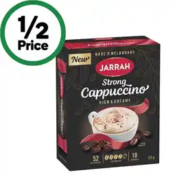 Woolworths Jarrah Coffee Tins 250g or Coffee Sachets Pk 10 offer