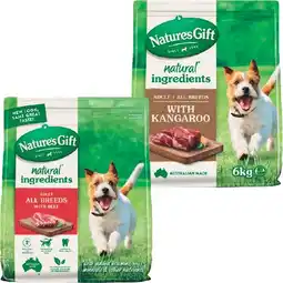 Woolworths Natures Gift Dry Dog Food 6 kg offer
