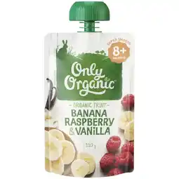 Woolworths Only Organic Baby Food Pouch 120g offer