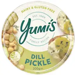 Coles NEW Yumi's Dill Pickle Dip 200g offer