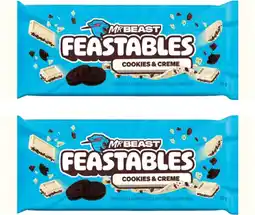 Coles NEW Mr. Beast Cookies & Cream Feastables 60g offer