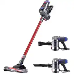 Woolworths 150W Devanti Stick Vacuum Cleaner Cordless Red offer