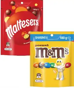 Coles Mars M&M's, Maltesers or Pods 120g-180g offer