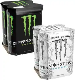 Coles Monster Energy Drink 4x500mL offer
