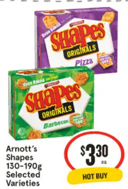IGA Arnott's Shapes Selected Varieties offer