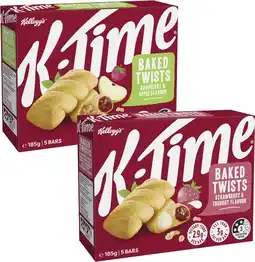 Coles Kellogg's K-Time Twists 185g offer