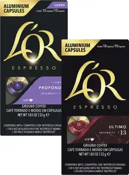 Coles L'Or Nespresso Compatible Coffee Capsules 10 Pack offer
