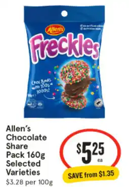 IGA | Allen's Chocolate Share Pack Selected Varieties offer