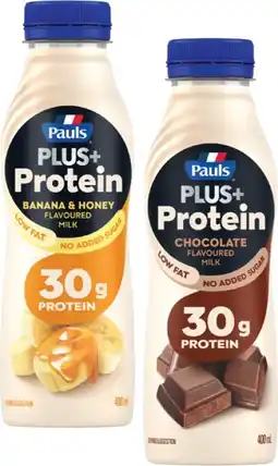 Coles Pauls Plus+ Protein Flavoured Milk 400mL offer