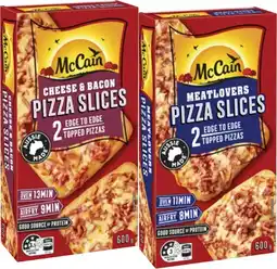 Coles McCain Pizza Slices 2 Pack 600g offer