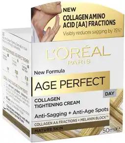 Coles L'Oréal Age Perfect Day Cream 50mL offer