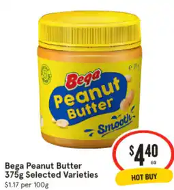 IGA Bega Peanut Butter Selected Varieties offer
