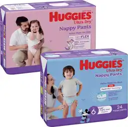Coles Huggies Bulk Nappy Pants 24 Pack-36 Pack offer
