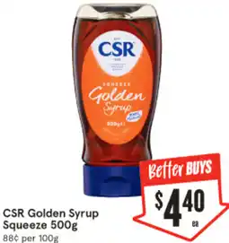 IGA CSR Golden Syrup Squeeze offer