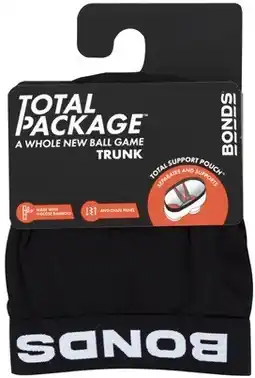 Coles Bonds Men's Total Package Trunk Assorted L or XL 1 Pack offer