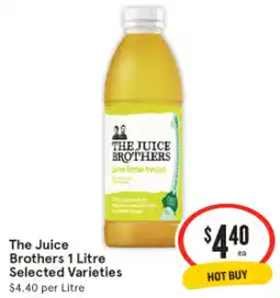 IGA THE JUICE BROTHERS pine lime twist Selected Varieties offer