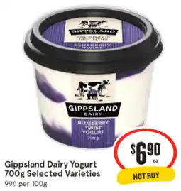 IGA Gippsland Dairy Yogurt Selected Varieties offer