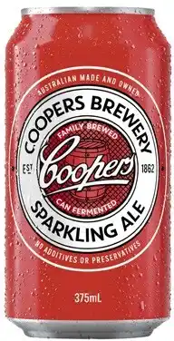 Coles Coopers Sparkling Ale Cans 6x375mL offer