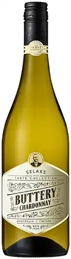 Coles Selaks Taste Collection Buttery Chardonnay 750mL offer