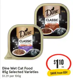 IGA Dine Wet Cat Food Selected Varieties offer