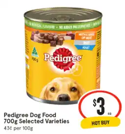 IGA Pedigree Dog Food Selected Varieties offer