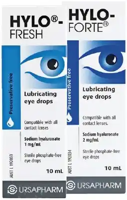 Pharmacist Advice Hylo-Fresh or Hylo-Forte Lubricating Eye Drops 10mL offer