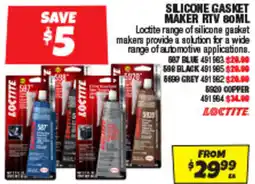 Autobarn Silicone gasket maker rtv offer