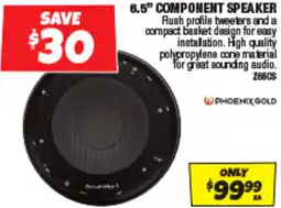 Autobarn Phoenix gold 6.5" component speaker offer