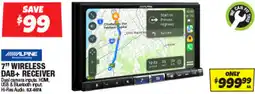Autobarn 7" wireless dab+ receiver offer