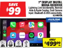 Autobarn 7" display digital media receiver offer