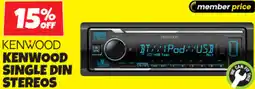 Autobarn Kenwood single din stereos offer