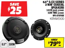 Autobarn ENWOOD 6.5" s-ex seres 2 way coaxial speakers offer