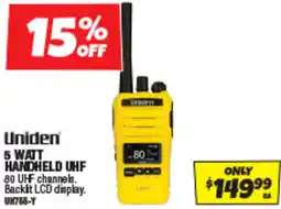 Autobarn Uniden handheld uhf offer