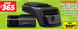 Autobarn Thinkware front and rear 4k uhd dash camera offer