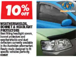 Autobarn Weathershields, bonnet & headlight protectors offer