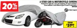 Autobarn 2 star car & motorcycle covers offer