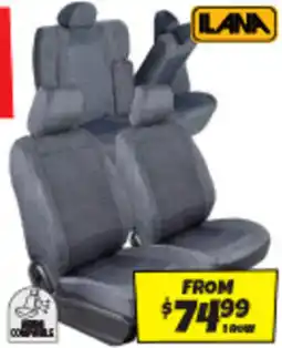 Autobarn Esteem jacquard tailor made seat cover packs offer