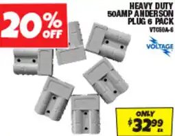 Autobarn Heavy duty 50amp anderson plug offer