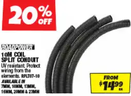 Autobarn Roadpower coil split conduit offer