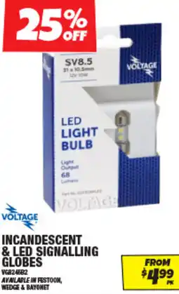 Autobarn Incandescent & led signalling globes offer